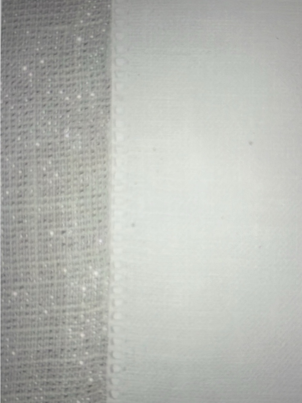 SFERRA White Linen Table Runner with Hemstitch Detail